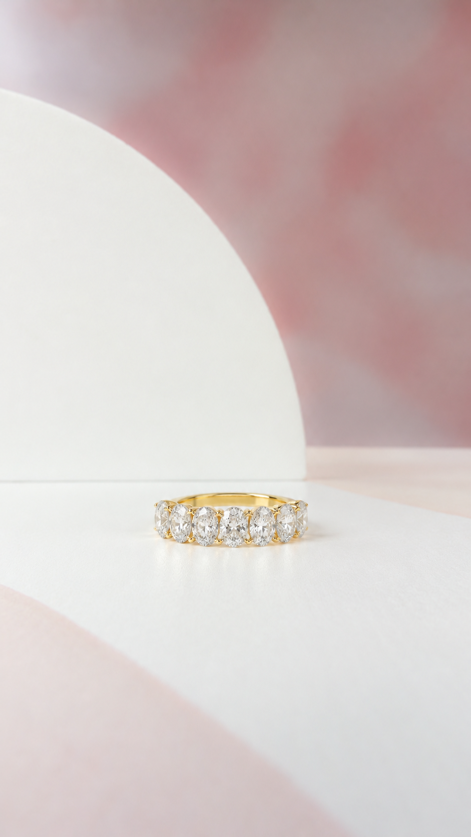 2.5ctw 7Stone Oval Diamond Ring