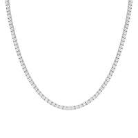 Diamond Tennis Necklace (Traditional 4Prong Setting)