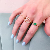 EW Emerald Cut Ring