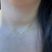 Floating Diamond Necklace