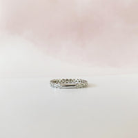 Mil-grain Circle Almost Eternity Band